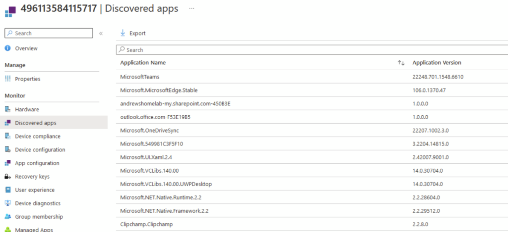 Quick and easy application Inventory with Intune – Andrew Taylor